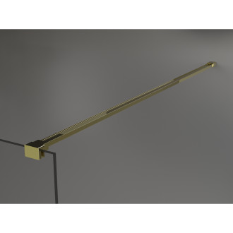 Mexen Kioto Sprchová zástěna 120 x 200 cm, bronz 8 mm, zlatá - 800-120-101-50-32