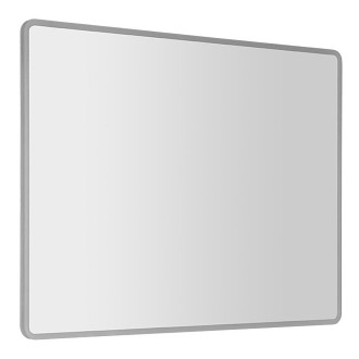 SET koupelnová skříňka CIRASA 60cm s úzkým umyvadlem a LED zrcadlem, 2x zásuvka, bílá lesk