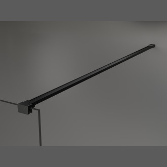 Mexen Kioto Sprchová zástěna 90 x 200 cm, hnědá 8 mm, černá - 800-090-101-70-32