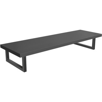 CERANO - Deska pod umyvadlo Navira Pro + 2 konzole pod desku - antracitová - 100x3,6x46 cm