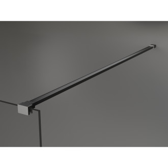 Volně stojící sprchová zástěna Mexen Kioto 140 x 200 cm, bronz 8 mm, stříbrná - 800-140-002-95-32