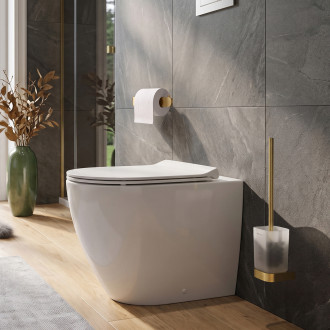 Toaletní WC kartáč s hranatou rukojetí