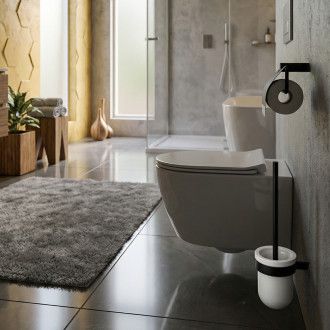 Nimco Černý toaletní WC kartáč BRC 11094KU-90