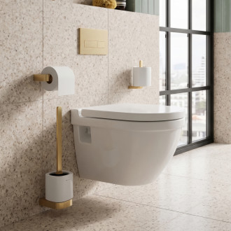 Toaletní WC kartáč s hranatou rukojetí