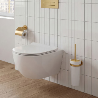 Toaletní WC kartáč, keramický