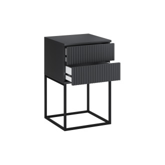 Comad SPELLO ANTRACIT 61-40-2S Noční stolek 40 cm 2 zásuvky