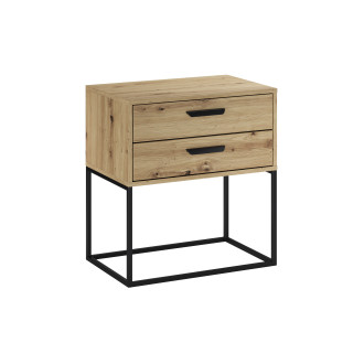 Comad NAVELLO ARTISAN 61-60-2S Noční stolek 60 cm 2 zásuvky
