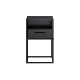 Comad NAVELLO BLACK 61-40-1S1O Noční stolek 40 cm 1 zásuvka