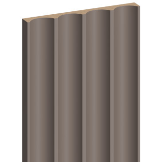 Mexen Strio 01 drážkované nástěnné lamely 280 x 14,5 cm (2 ks), hnědé - S120-280-01-317