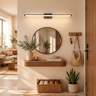 Rea Svítilna nad zrcadlo LED 100cm - černá OSW-05005
