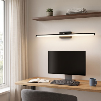 Rea Svítilna nad zrcadlo LED 100cm - černá OSW-05005