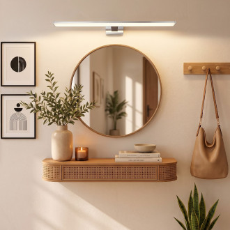 Rea Svítilna nad zrcadlo LED 60cm - chrom OSW-08435