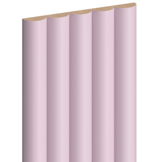 Mexen Strio 02 drážkované nástěnné lamely 280 x 14,5 cm (2 ks), šeříková - S120-280-02-316