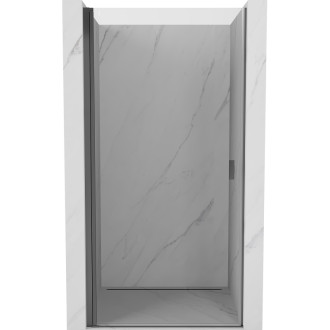 Sprchové dveře Mexen Mist-B s otočným mechanismem 65 cm, průhledné, stříbrná - 8A2-065-000-95-00