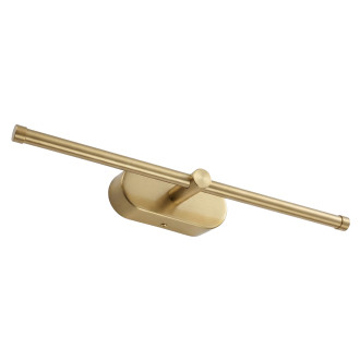 Koupelnové nástěnné LED svítidlo APP1892-1W 40 cm BRUSH GOLD