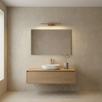 Koupelnové nástěnné LED svítidlo APP1895-1W 40 cm BRUSH COPPER