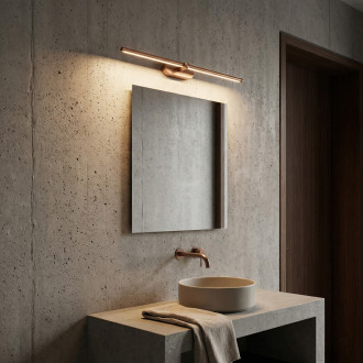 Koupelnové nástěnné LED svítidlo APP1896-1W 60 cm BRUSH COPPER