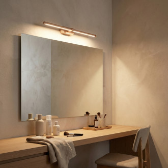 Koupelnové nástěnné LED svítidlo APP1896-1W 60 cm BRUSH COPPER