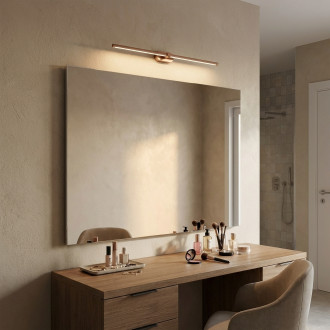 Koupelnové nástěnné LED svítidlo APP1897-1W 80 cm BRUSH COPPER