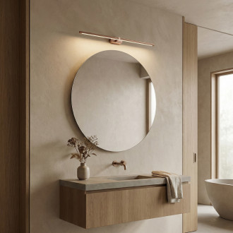 Koupelnové nástěnné LED svítidlo APP1897-1W 80 cm BRUSH COPPER