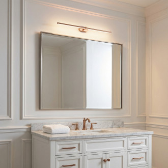 Koupelnové nástěnné LED svítidlo APP1897-1W 80 cm BRUSH COPPER