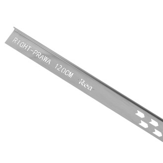 Rea Listwa spadkowa brodzikowa 120cm brush nickel REA-K3202