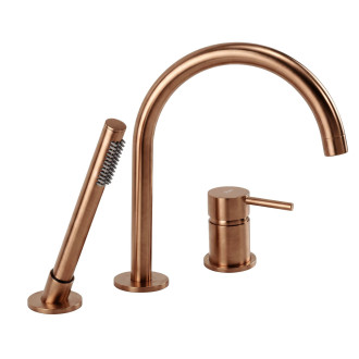 3otvorová Vanová Baterie Rea Lungo Brush Copper