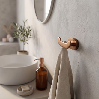 Koupelnový věšák Til 105 Brush Copper