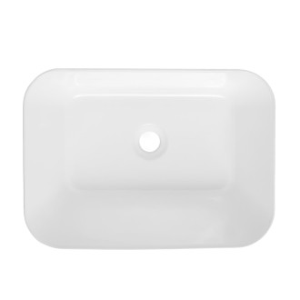 Umyvadlo na desku SAT Project 50,5x36,5 cm bez otvoru pro baterii SATUMPRO5036
