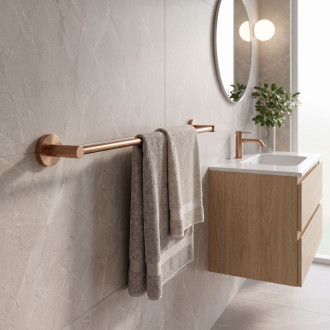 Koupelnový věšák 5601 Leo Brush Copper