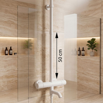 Prodloužení pro vanovou/sprchovou soupravu white 50cm