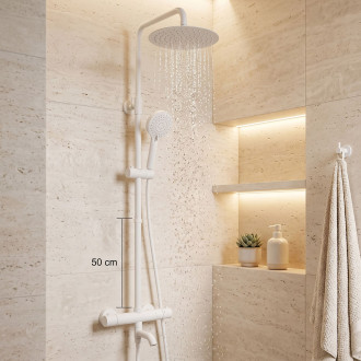 Prodloužení pro vanovou/sprchovou soupravu white 50cm