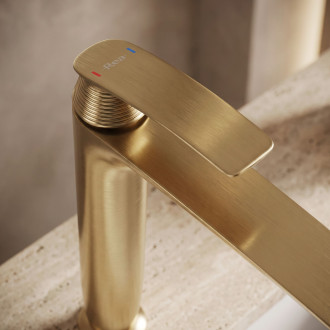 Umyvadlová baterie PREMIUM REA Como Brush Gold High