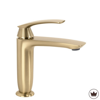 Umyvadlová baterie PREMIUM REA Como Brush Gold Low