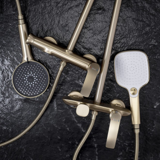 Sprchový set PREMIUM Rea Como M2 Brush Gold
