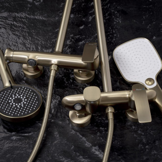 Sprchový set PREMIUM Rea Como M2 Brush Gold