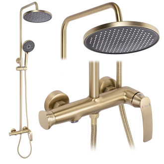 Sprchový set PREMIUM Rea Como M2 Brush Gold