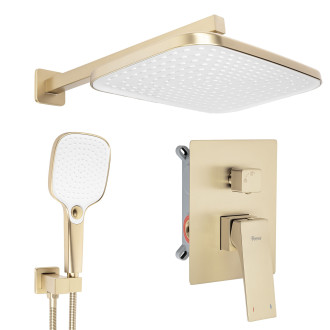 Podomítková sprchová sada Rea Joe Brush Gold + BOX