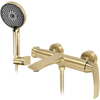 Koupelnová baterie PREMIUM REA Como Brush Gold
