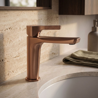Umyvadlová baterie PREMIUM REA Maxim Brush Copper Low