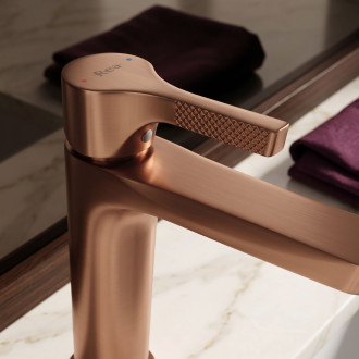 Umyvadlová baterie PREMIUM REA Maxim Brush Copper Low