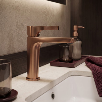 Umyvadlová baterie PREMIUM REA Maxim Brush Copper Low