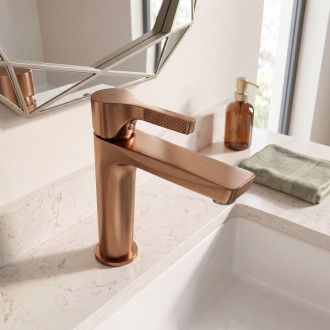 Umyvadlová baterie PREMIUM REA Maxim Brush Copper Low
