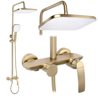 Sprchový set PREMIUM Rea Como M1 Brush Gold
