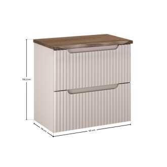 Comad SET-NOC B NAT CASELLA 60CM Nábytková sestava 60 cm s deskou