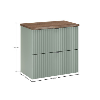 Comad SET-LRG B NAT CASELLA 60CM Nábytková sestava 60 cm s deskou
