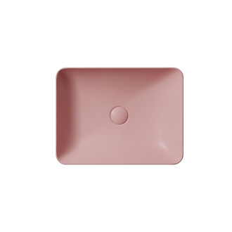 PURA keramické umyvadlo 50x38cm, blush mat