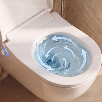 Závěsná WC mísa REA Carlo Mini Tornado Mocca Matt