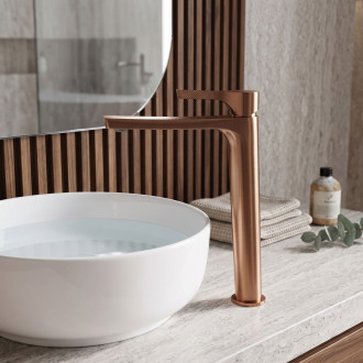 Umyvadlová baterie PREMIUM REA Maxim Brush Copper High