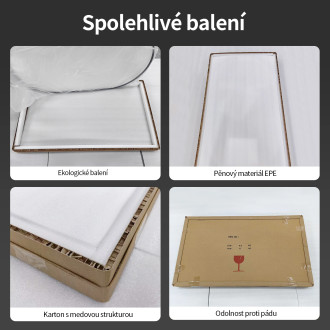 CERANO - Koupelnové LED zrcadlo Toro - 40x60 cm - 2. jakost